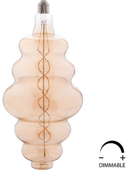 ΛΑΜΠΤΗΡΑΣ LED FILAMENT 8W E27 3000K GOLD COLOR DIMMABLE HM4056.02