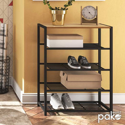 Pakoworld Ramon Παπουτσοθήκη Μεταλλική 63x30x83cm 085-000011