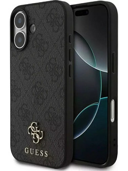 Θήκη Guess 4G Small Classic Logo Magsafe για iPhone 17 - Μαύρο