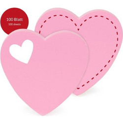 Αυτοκόλλητα Χαρτάκια Trend Heart 100 Φύλλα