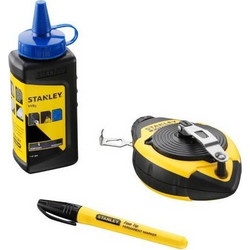 Νήμα Στάθμης 30m Ώχρα + Μαρκαδόρος STANLEY