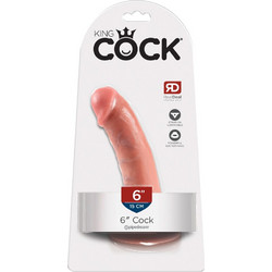 Pipedream King Cock 6" Ρεαλιστικό Dildo με Βεντούζα 15cm Flesh