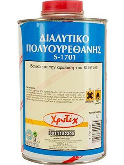 Χρωτέχ S-1701 Διαλυτικό Πολυουρεθάνης 1lt