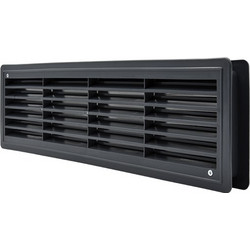 EL02-125 DOOR GRILLE 115x430MM, GRAPHITE - 500196/GR