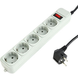 GEMBIRD SURGE PROTECTOR 5 SOCKETS 1.8m WHITE