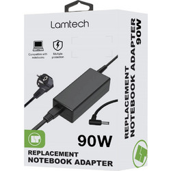 Lamtech Φορτιστής Laptop 90W 20V 4.5A για Lenovo με Ενσωματωμένο Καλώδιο Τροφοδοσίας LAM100040