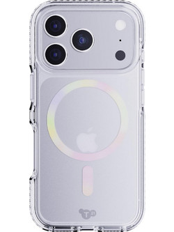 TECH21 IPHONE 17 PRO CASE (T21-11353) EVOCRYSTAL W/MAGSAFE IRIDESCENT
