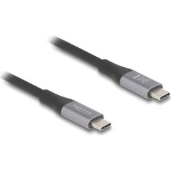 DELOCK καλώδιο USB-C 81192, 240W, 40 Gbps, 8K, 2m, E-Marker, μαύρο