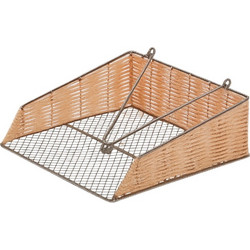 Χαρτοπετσετοθήκη Μεταλλική Μπεζ18x18x8cm Galifas 913024 - Galifas