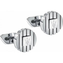 Ασημένια Μανικετόκουμπα Maserati με Λογότυπο JM5249JD01 - Maserati