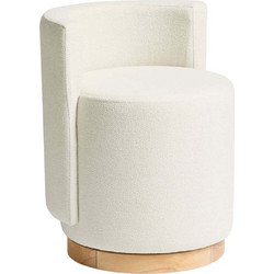 Σκαμπό Wayde 370CTF1106 45x42x46cm Cream