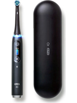 Oral-B iO Series 9 Black Onyx Ηλεκτρική Οδοντόβουρτσα με Χρονομετρητή Αισθητήρα Πίεσης & Θήκη Ταξιδίου