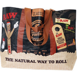 RAW Tote Bag Τσάντα Black - 63cm