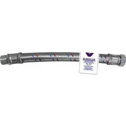 Σπιράλ Σύνδεσης EUROFLEX Acciaio Θηλ. - Θηλ. 1/4'' x 1/4'' Inox Ίσιο 80cm για Καυστήρες (30-0300)