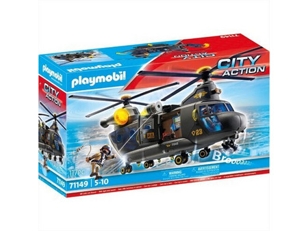 Playmobil City Action Ελικόπτερο Ειδικών Δυνάμεων με Δύο Έλικες για 5-10 Ετών 71149