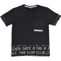 Funky Παιδικό T-Shirt Κοντομάνικο Μαύρο 118-105101-1