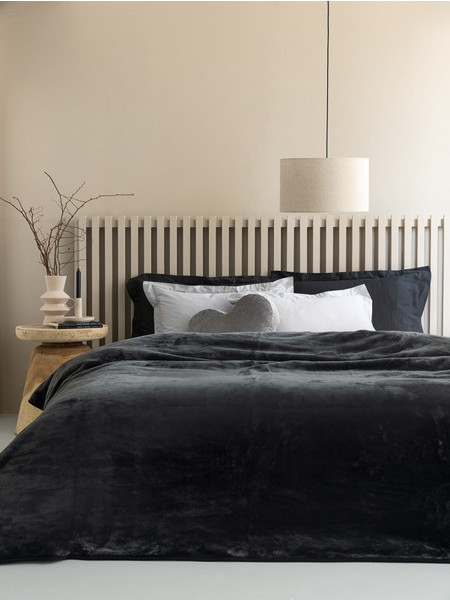 Palamaiki Κουβέρτα 220x240 FANI BLACK Μαύρο
