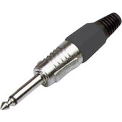 ΚΑΡΦΙ MONO 6.3mm ΠΛΑΣΤΙΚΟ ΝΙΚΕΛ ΤΥΠΟΥ NEUTRIK ΜΑΥΡΟ JT3081Β JKG (ΣΕΤ ΜΕ 10)