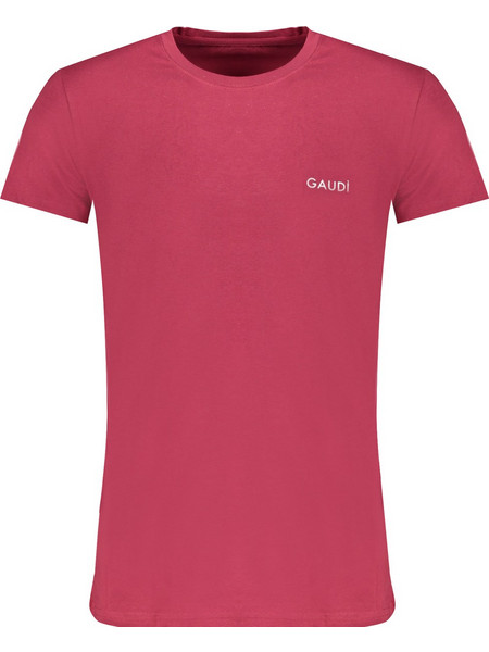GAUDI MEN'S RED SHORT SLEEVE T-SHIRT Κόκκινο