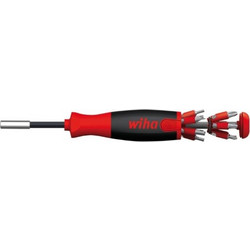 Wiha Screwdriver with Bit Magazine LiftUp 25 magnetic