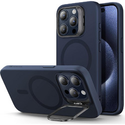ESR Cloud Soft Stash Stand HaloLock Θήκη iPhone 15 Pro Dark Blue