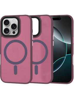 Techsuit Θήκη HaloFrost MagSafe iPhone 16 Pro Bordeaux