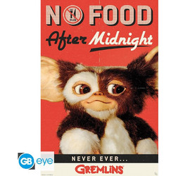 GREMLINS - No food after midnight - Poster 91x61cm