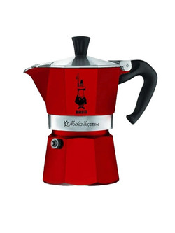 Bialetti Moka Express I Love Coffe Μπρίκι Espresso 3Cups Κόκκινο