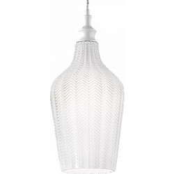 LUCE CLEOFE-S/ Κρεμαστό Φωτιστικό Οροφής Μονόφωτο E27 Λευκό 12-B