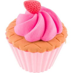 Γόμα - Ξύστρα Fancy Cupcake Ροζ O5x6cm