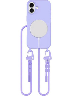 Tech-Protect MagNecklace MagSafe Case with Lanyard for iPhone 16 - Purple - (26256-0)