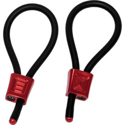 ElectraStim Prestige Electra Loops Cock Rings Σετ Ρυθμιζόμενα Ελαστικά Δαχτυλίδια Πέους & Όρχεων Σιλικόνης Κόκκινα 2τμχ