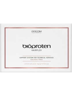 Farcom Seri Bioproten Hairplex Σετ Θεραπείας Μαλλιών για Επανόρθωση & Ψαλίδα 3x525ml