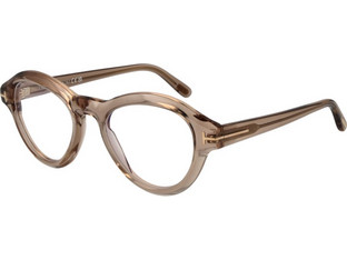 Tom Ford FT5962-B 045 Ανδρικός Σκελετός Γυαλιών Οράσεως Κοκάλινος Καφέ