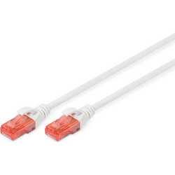 Digitus U/UTP Cat.6 Καλώδιο Δικτύου Ethernet 10m White DK-1617-100/WH