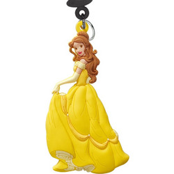 Disney Princess Soft Touch PVC Bag Clip Belle