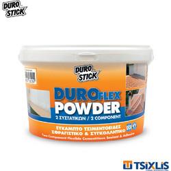 Durostick Duroflex Powder Ελαστομερές Στεγανωτικό Τσιμεντοειδές Κονίαμα Ταράτσας Κεραμιδί 2.5kg