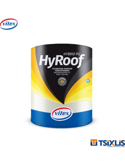 Vitex Hyroof Hybrid PU Επαλειφόμενο Υβριδικό Στεγανωτικό Ταράτσας Λευκό 10lt