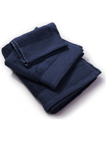Πετσέτα Πενιέ 500gr Navy Blue DimCol Χεριών 40x60cm 100% Βαμβάκι