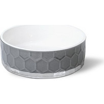 Glee Μπολ Κεραμικό Γκρι Mirror M, 530ml