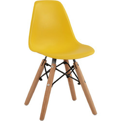 ΚΑΡΕΚΛΑ TWIST KID ΤΜΧ.HM8453.04 ΞΥΛΙΝΑ ΠΟΔΙΑ &ΚΑΘΙΣΜΑ ΚΙΤΡΙΝΟ PP 30,5Χ33Χ59 ΕΚ (Σετ 4τμχ)