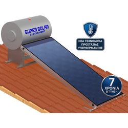 Super Solar SSGCK3 Ηλιακός Θερμοσίφωνας 160lt 2m² Glass Τριπλής Ενέργειας Κεραμοσκεπής