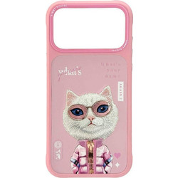 Nimmy Cool+ampCute 2.0 Cat - θήκη για Apple iPhone 17 Pro Max - Ροζ