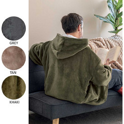 Fleece Φούτερ Με Sherpa (90x100) Palamaiki Huhu/2 Coal