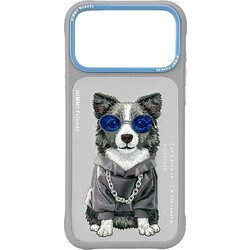 Nimmy Glasses Cool Dog - θήκη για Apple iPhone 17 Pro Max - Γκρι