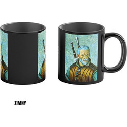 Cenega Publishing Heat Reveal Mug Good Loot The Witcher 3 Game Art Chronicles - Geralt & Vincent van Gogh 450 ml Black - (5908305247661)