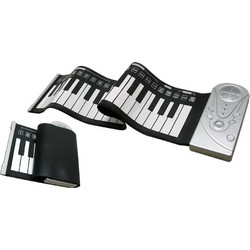 Keyboard Ευλύγιστο Πιάνο Αφής με 49 Πλήκτρα σε Μαύρο Χρώμα J405