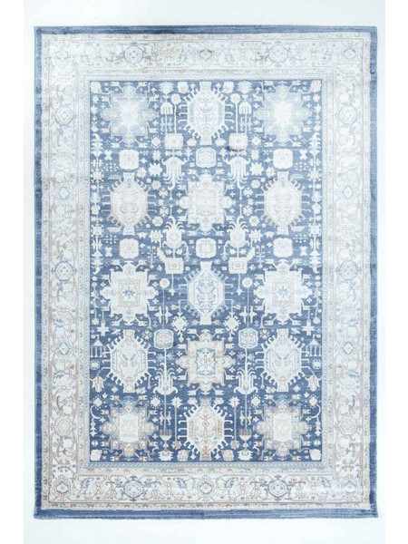 Χαλί μηχανής (80x150) Barocco D187AH9 BLUE Ezzo