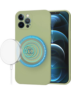 Θήκη iPhone 12 Pro Max SoftFlex MagSafe Techsuit (Matcha)