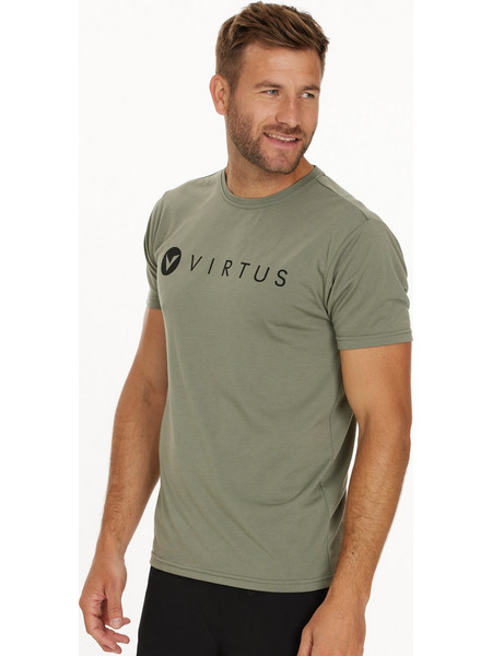 Virtus T-shirt Edwardo Logo - 3158 Smoked Sage